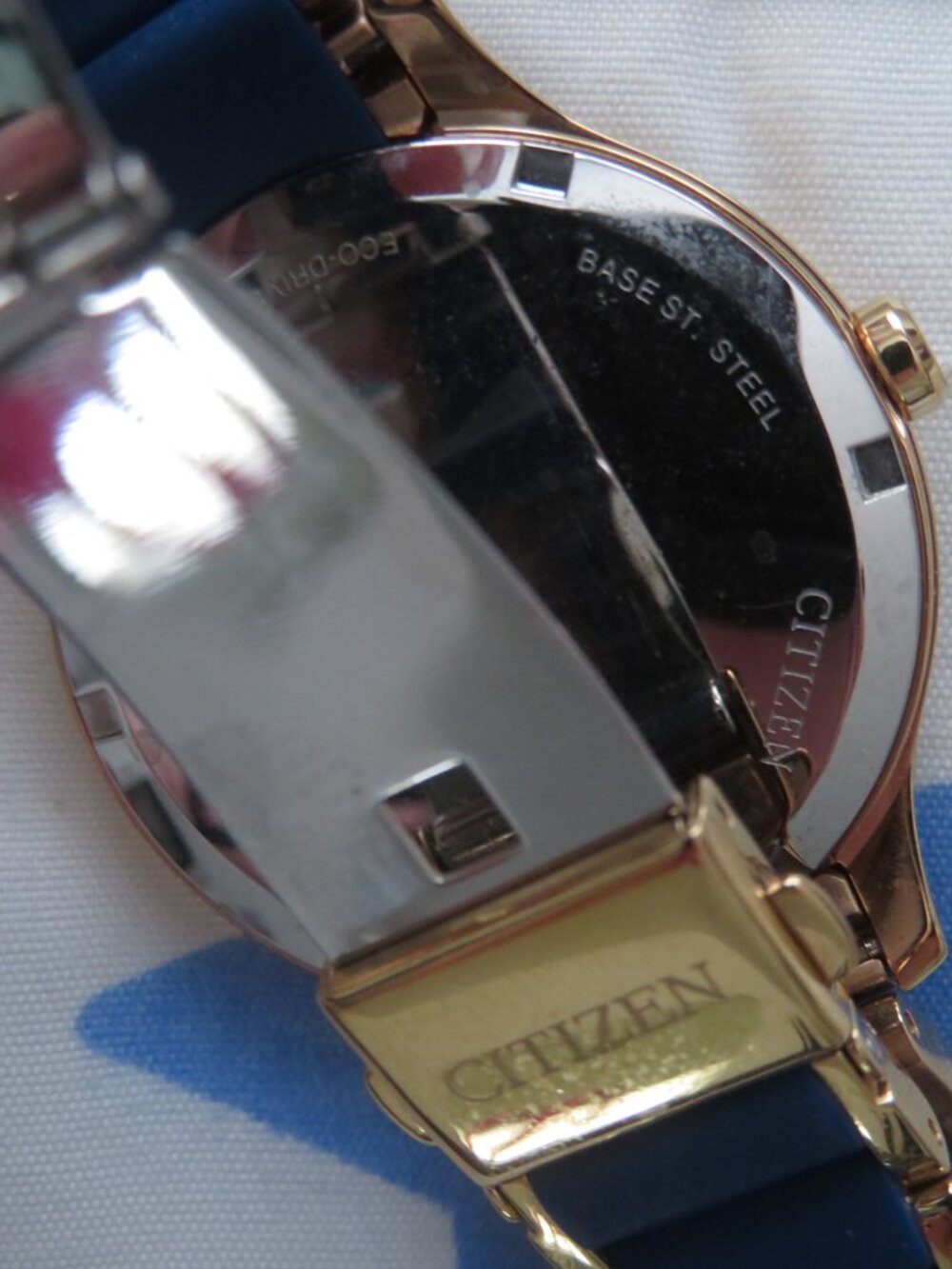 Authentic Citizen Eco-Drive Womens Drive Watch FE7073-71A Silicone band - Picture 7 of 8